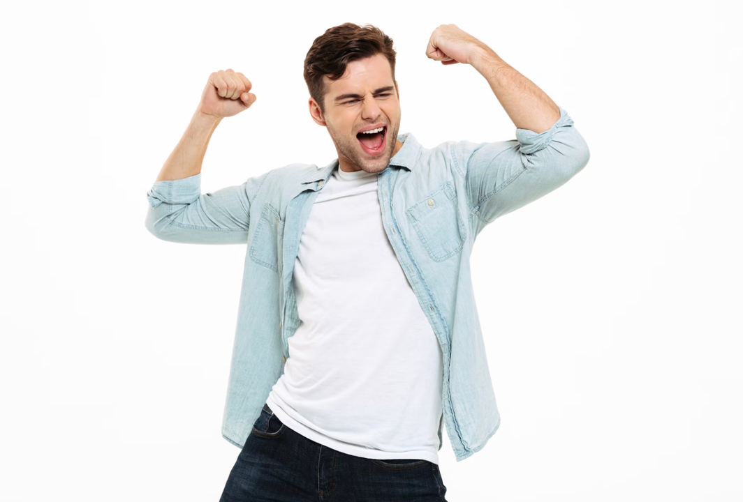 Alto nível de energia após aplicar o eroBooost