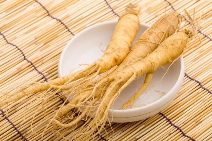 raiz de ginseng para potência